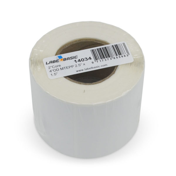 Labels for Primera LX500 Printer 2.5" x 1.5" 650 Matte Polypropylene