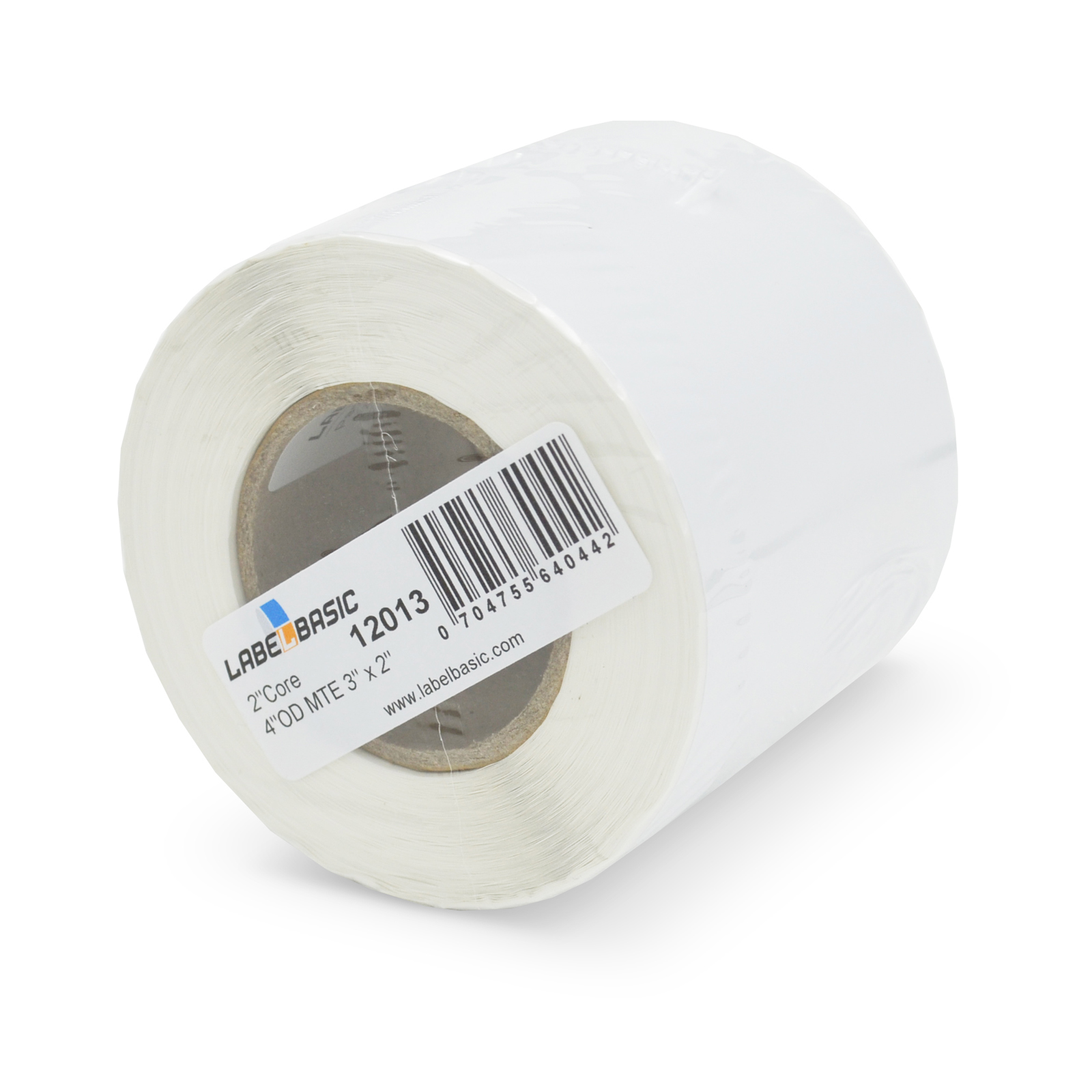3" x 2" Matte Label Rolls 550 Labels Per Roll, 2 Inch Core, 4 Inch OD