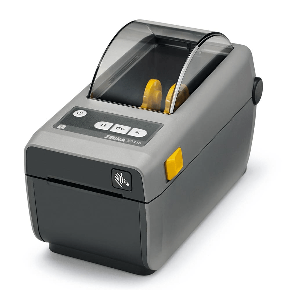 Direct Thermal Printer ZD410; 2", 203 dpi, US Cord, USB, USB Host, BTLE