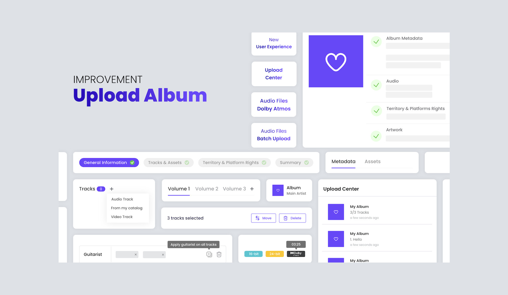 The new album upload form is here! Labelcamp
