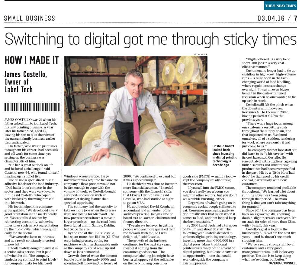 Label Tech in the News. Label Tech