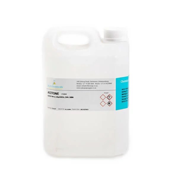 Acetone CP Lab Chemicals AR/CP Grade Reflecta Laboratory