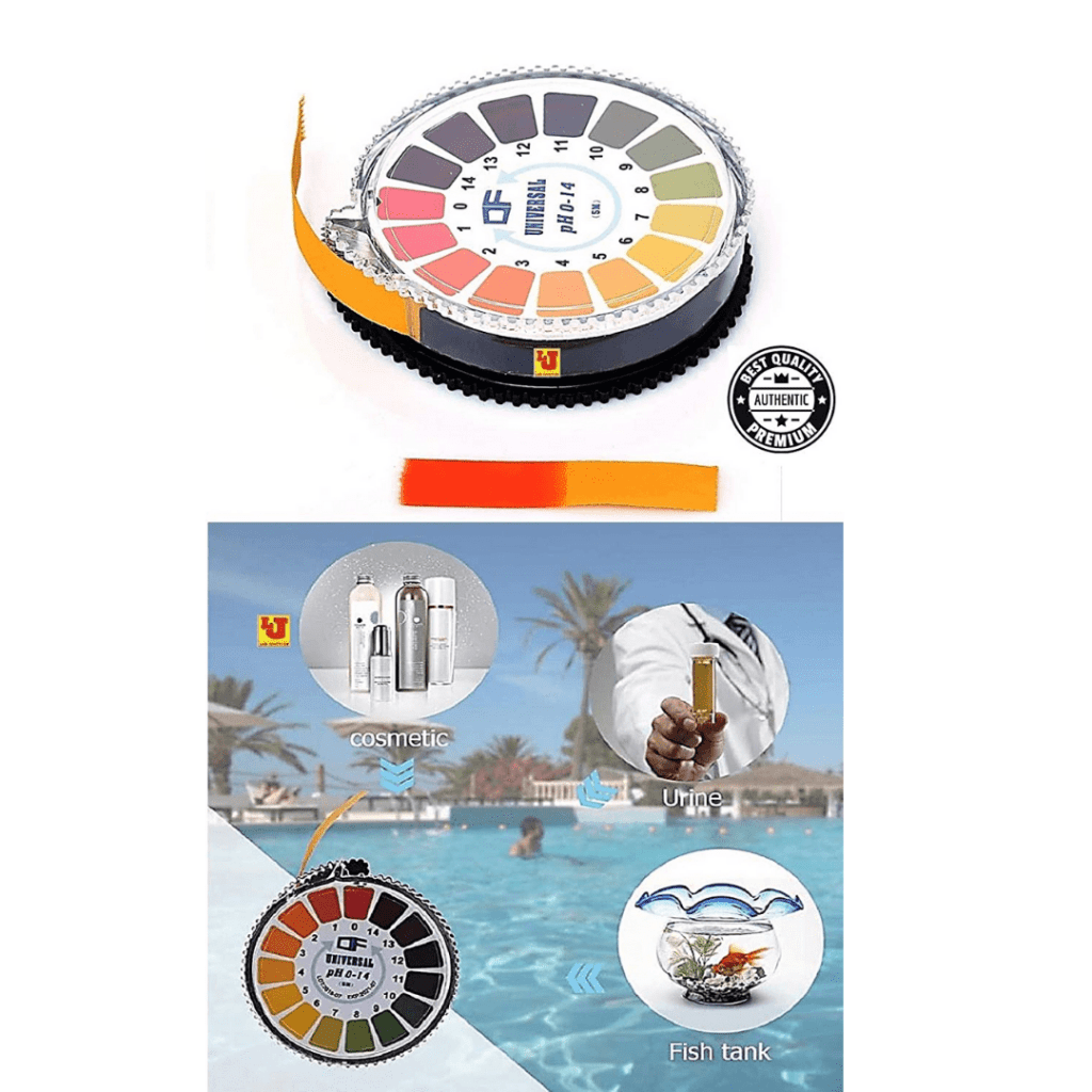 Lab Junction pH Strips,5 Metre pH Test Strips Acid Paper Water Litmus