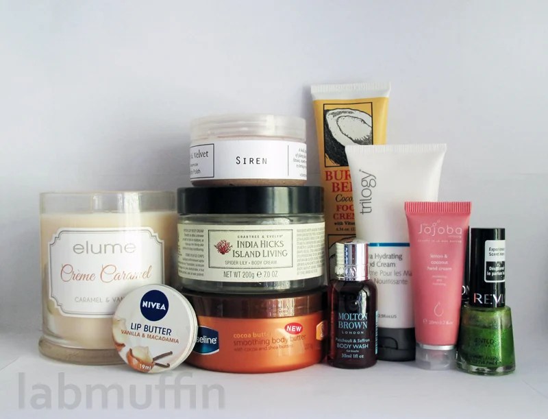 My 10 favourite scented products right now Lab Muffin Beauty Science