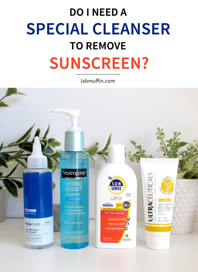 Do I Need a Special Cleanser to Remove Sunscreen? Lab