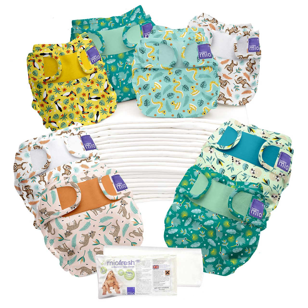 Pack couches lavables de la naissance à la propretéLA