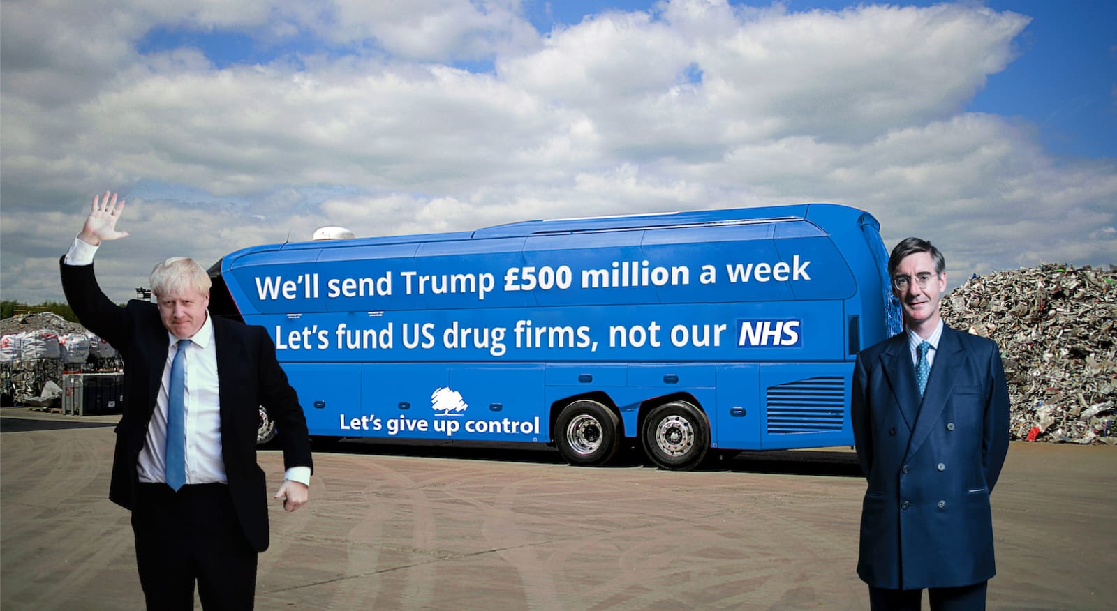 Labour donates to Tory campaign with a new bus for Johnson The Labour