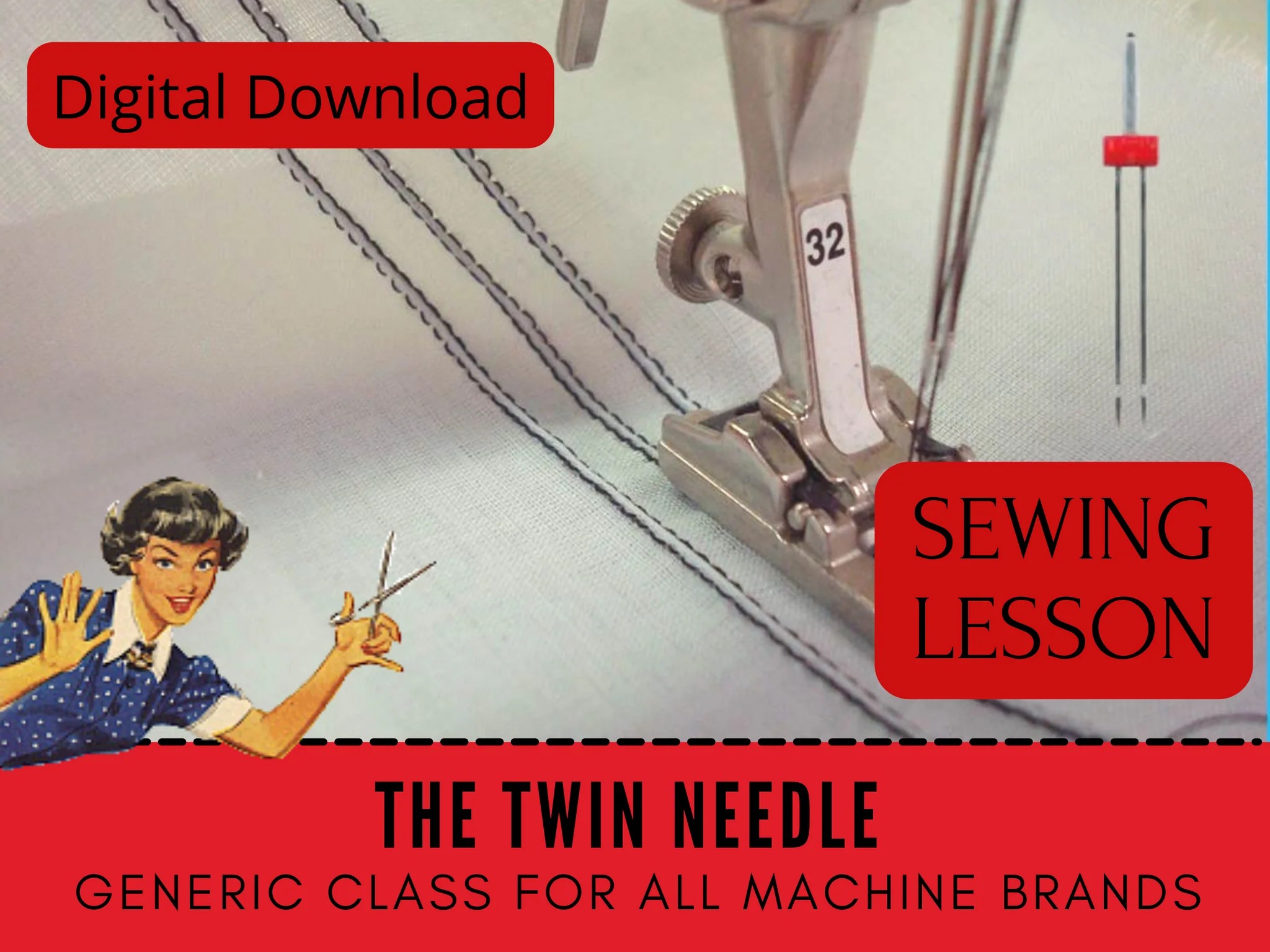 Sewing Lesson How To Use A Twin Needle For Pintucks And More
