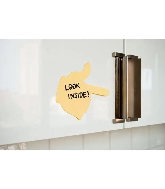 Placez vos mains partout dans la maison avec ce bloc note or