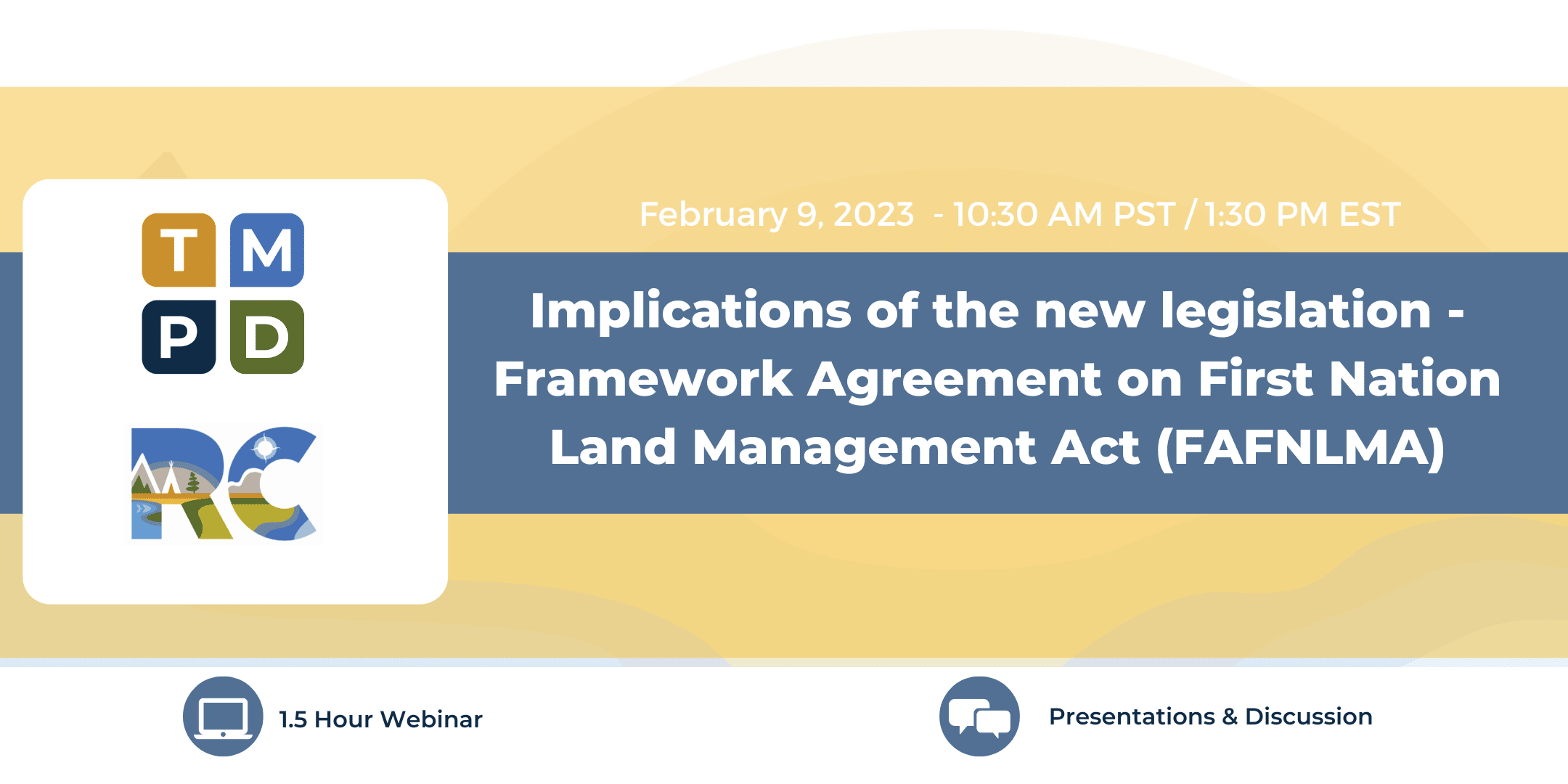 TMPD WEBINAR Implications of the new legislation Framework