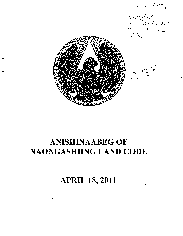 Land Codes • First Nations Land Management Resource Centre (RC)