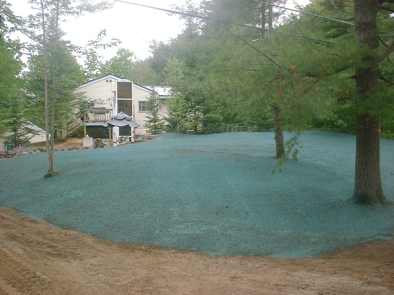Hydroseeding in Ossipee NH LaBrie Property Maintenance and Landscaping