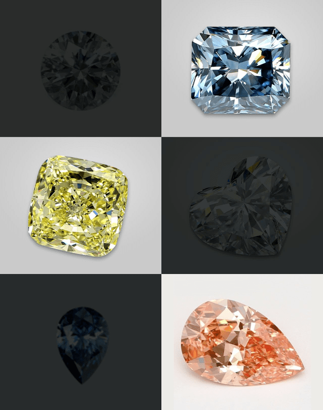 Buy Fancy color diamonds lab created diamonds at the best price from