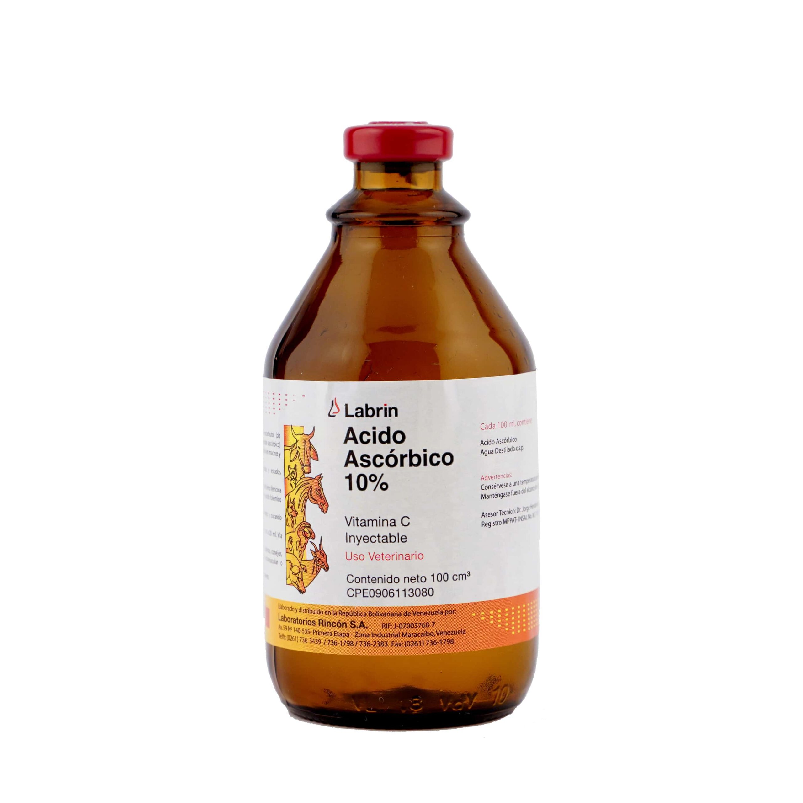 Acido Ascórbico al 10 100ml Labrin