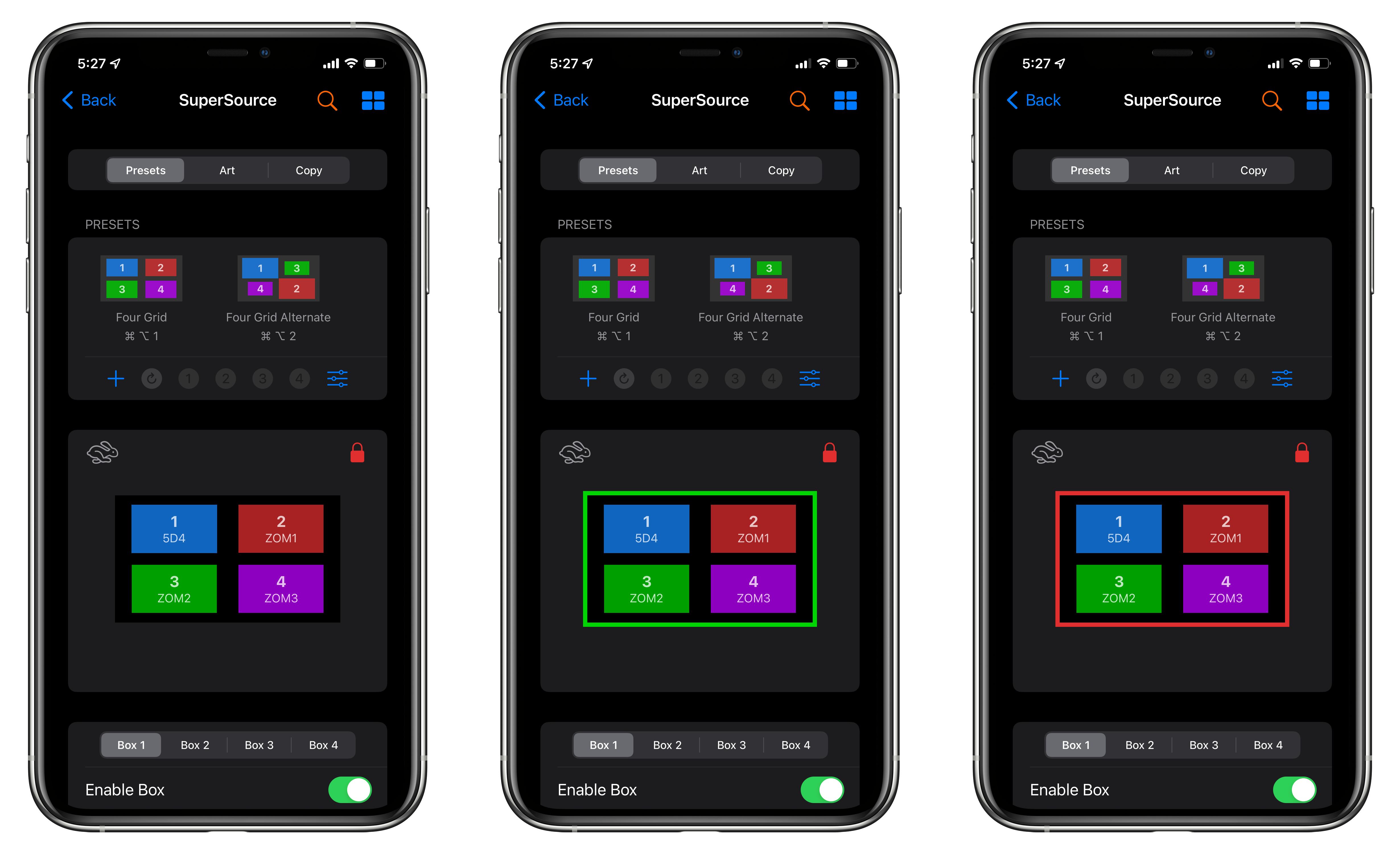 Using the SuperSource Visualizer MixEffect Labs