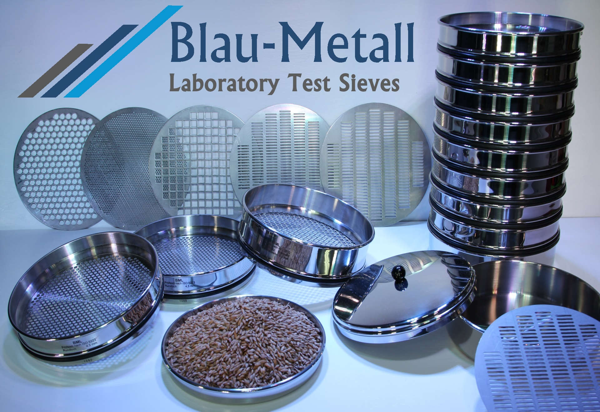 BlauMetall Laboratory Test Sieves Made in Germany