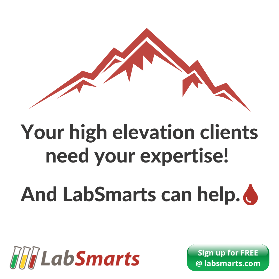 High Elevation and Blood Work Why It Matters for Optimal Client