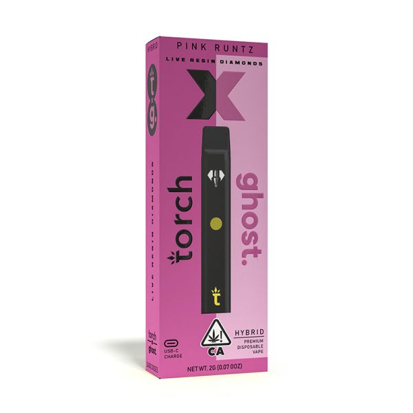 PINK RUNTZ VAPE PEN Torch Ghost Carts Lab Tested THC