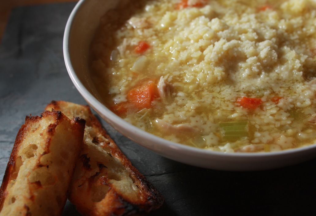 Pastina Italian chicken soup for the soul Lace Gumnuts