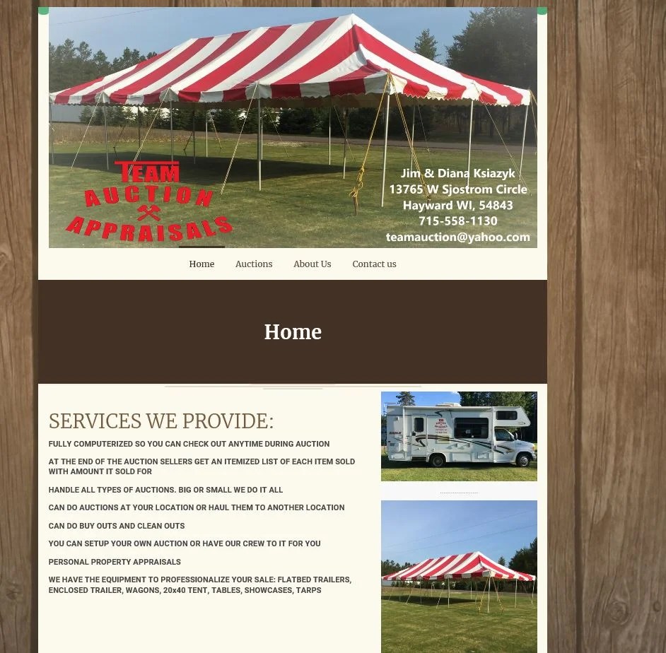 Team Auction Sale Lachoweb Studio Design