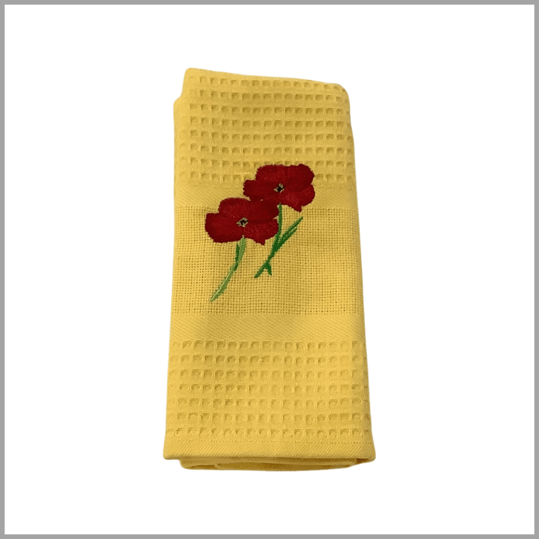 Poppy Guest Towel La Cigale