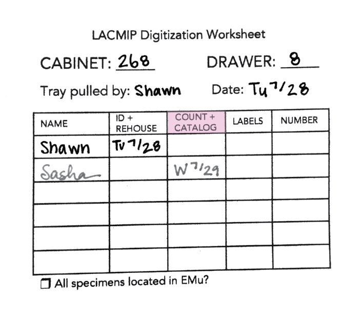 Cataloging LACMIP EMu Handbook