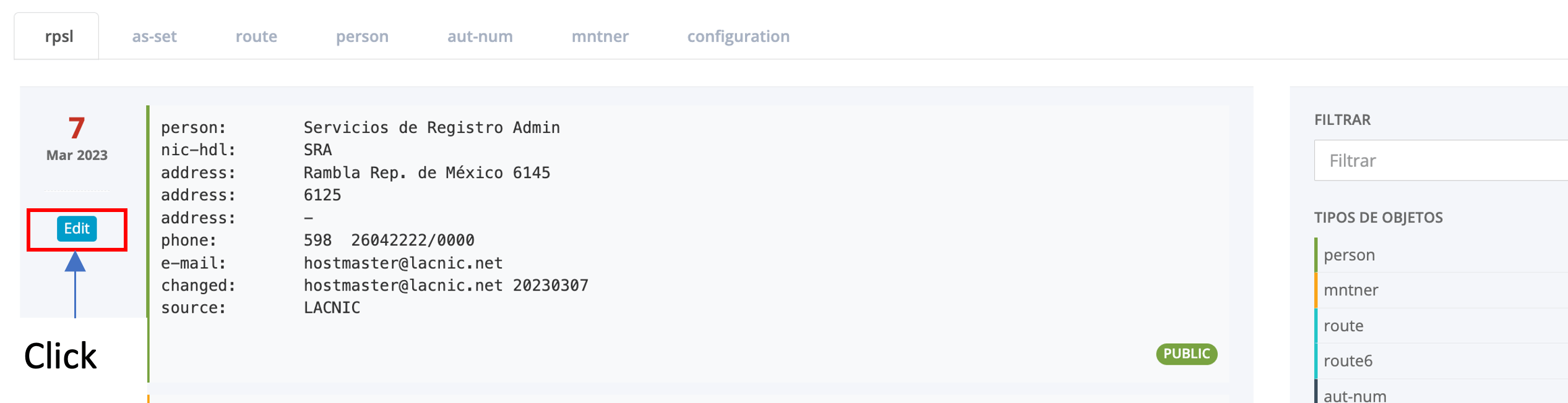 What is an autnum and how to modify these objects? LACNIC