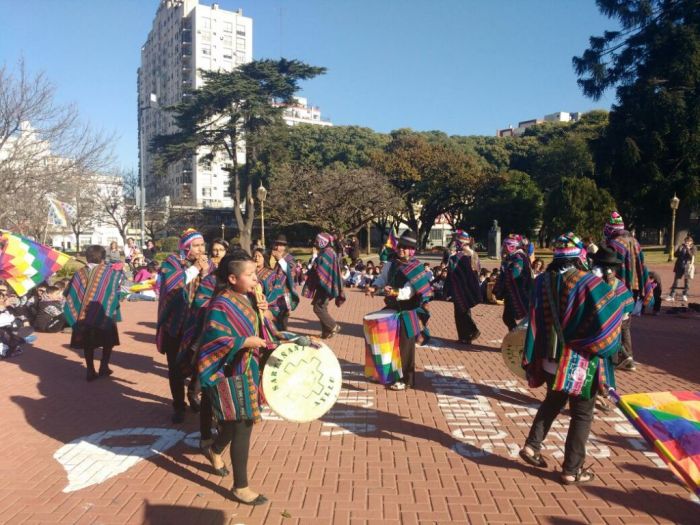 Inti Raymi en Parque Chacabuco : La Comuna 7