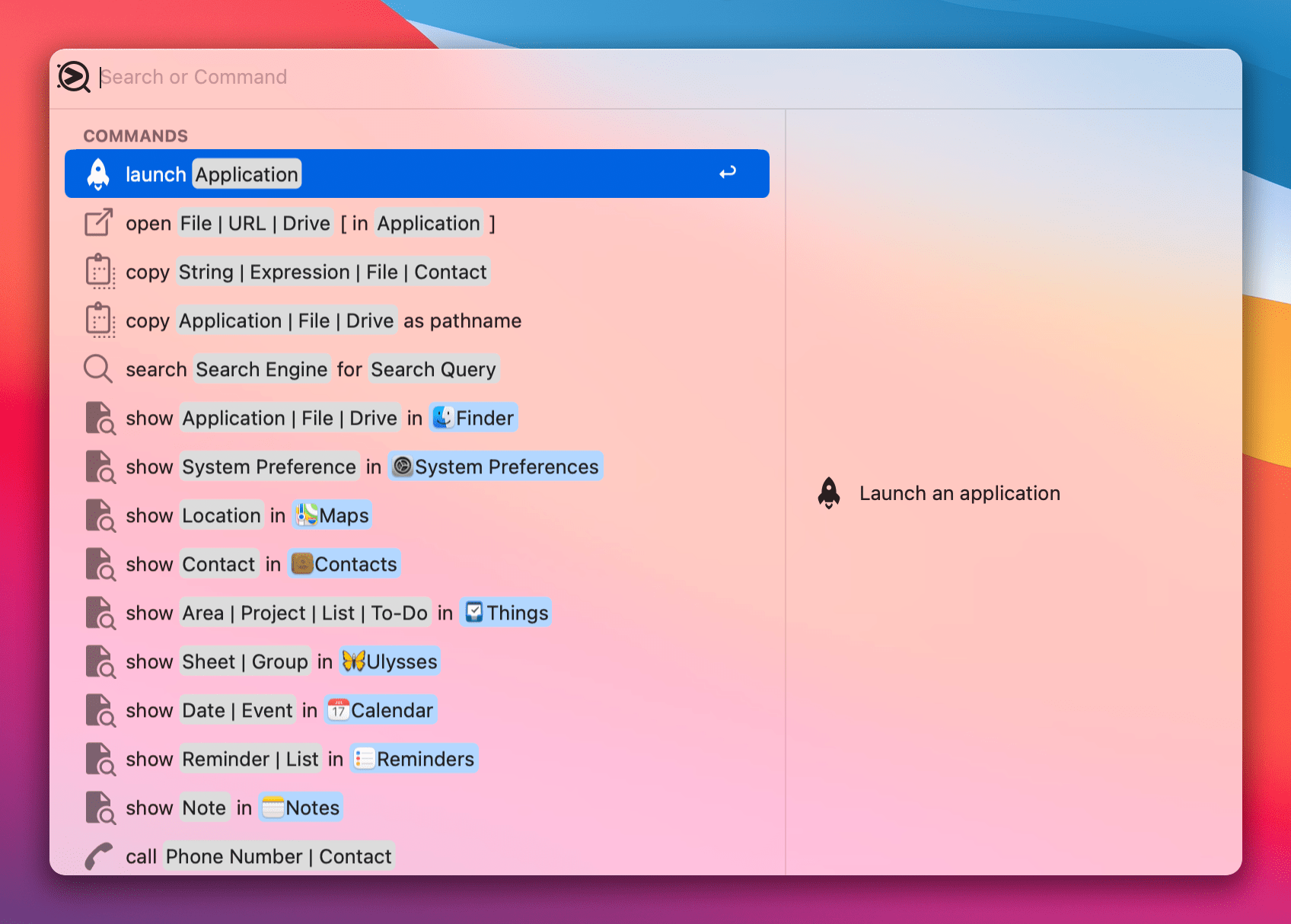 Lacona Don't just search. Command.