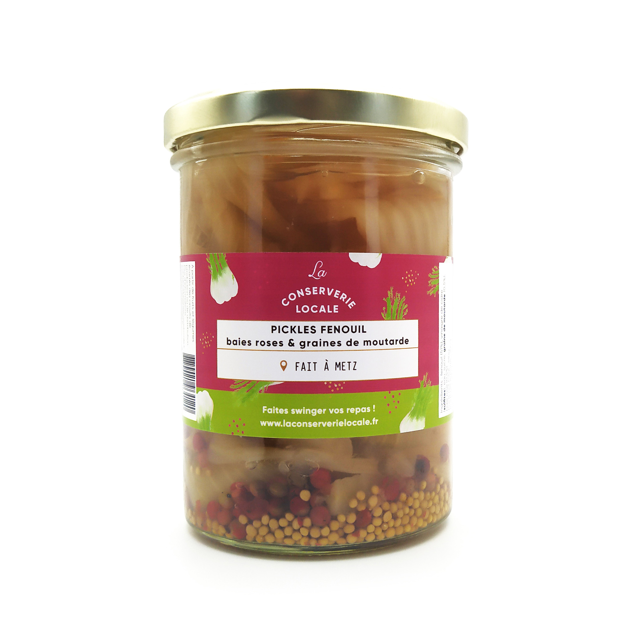 Pickles Fenouil Baies Roses & Graines de Moutarde