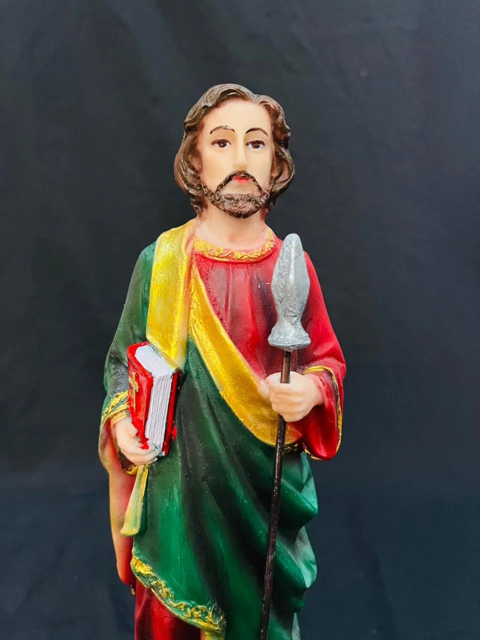 1 Feet Poly Marble St Thomas Statue la corona del rosario Christian