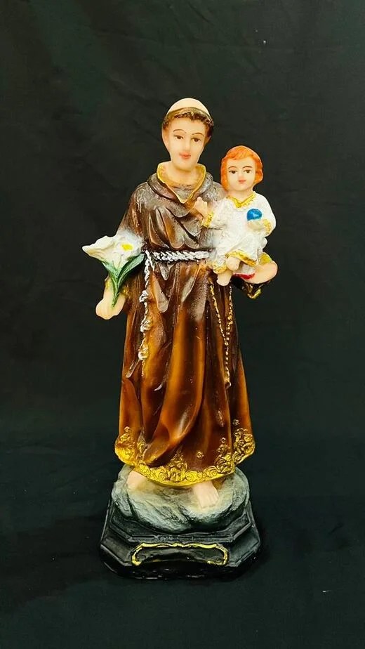 1 Feet Poly Marble St Antony Statue Online Lacorona