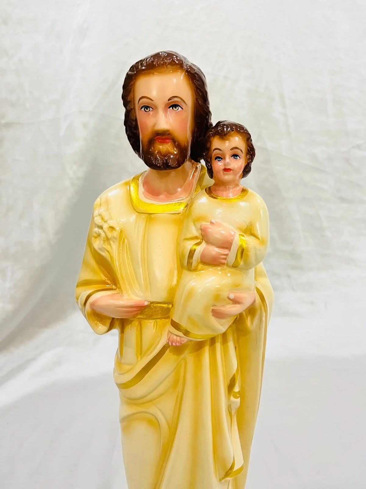 18 Inch Fiber St Joseph Statue la corona del rosario