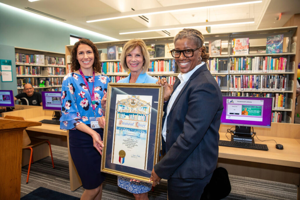 LA County Library announces the reopening of Paramount library LA