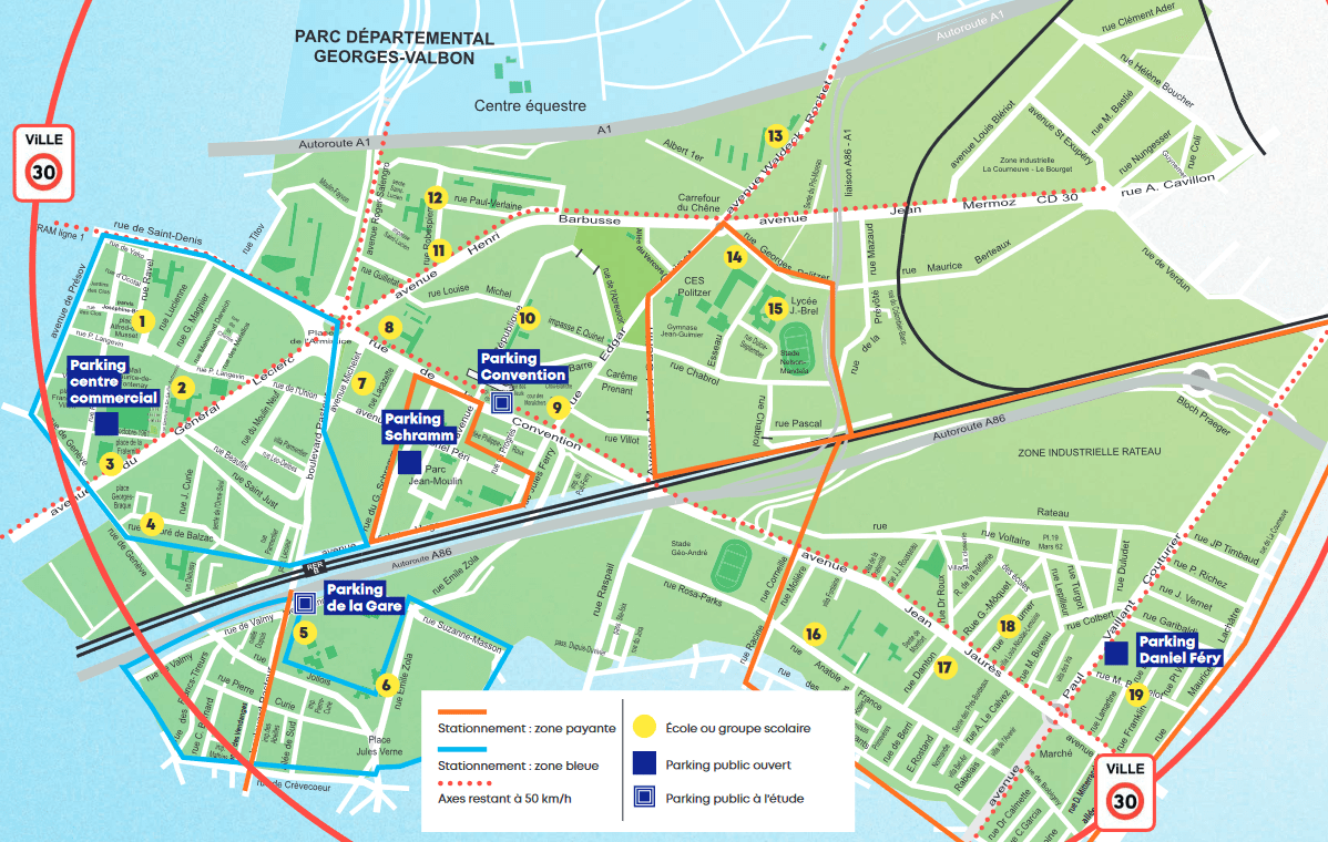 Améliorer le stationnement et la sécurité de toutes La Courneuve