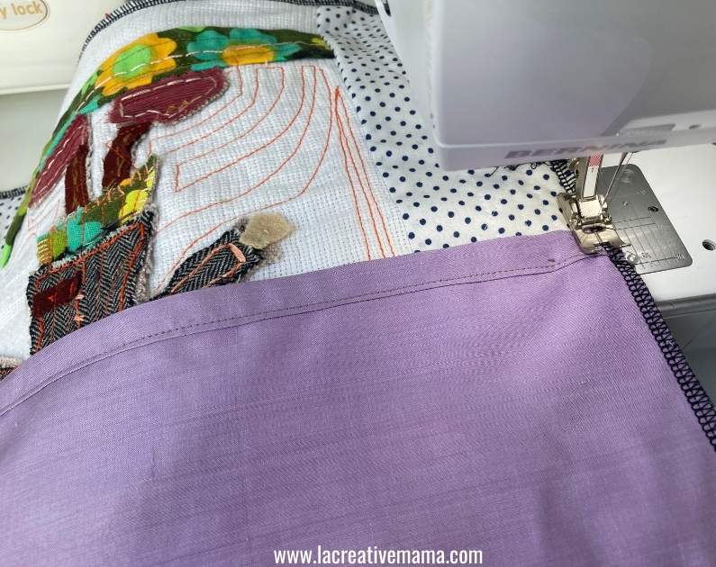 How to sew a quilted pillow cover for girls La creative mama