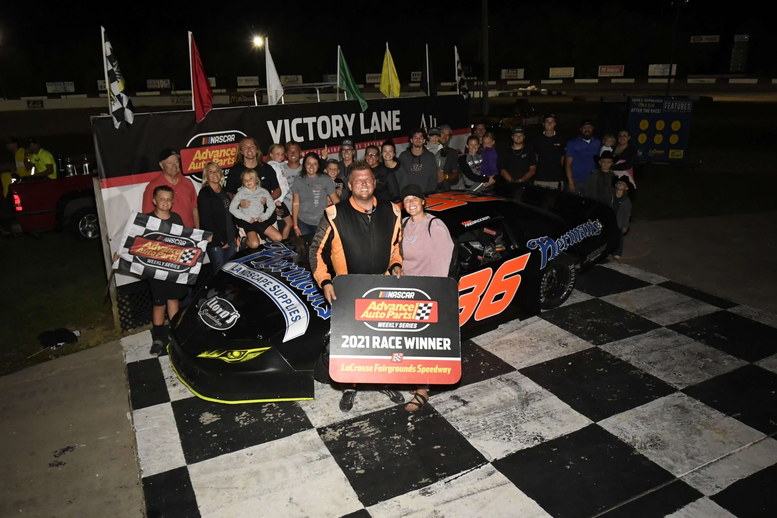 FREDRICKSON SCORES AN IMPRESSIVE FEATURE DOUBLE AT LACROSSE La Crosse