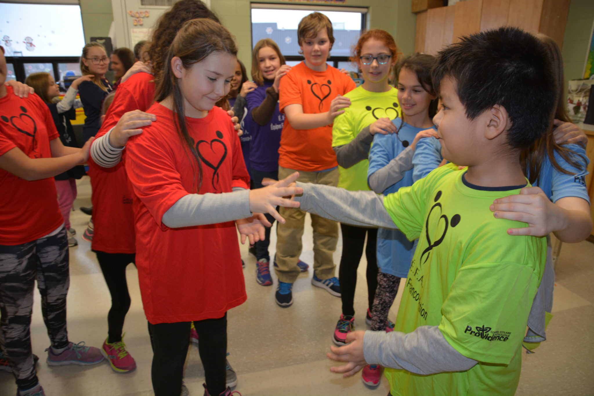 Les Équipes FrancoAction de l’école FrèreAndré se réunissent pour la