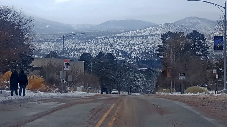 Scenes Around Los Alamos Following Snow Storm