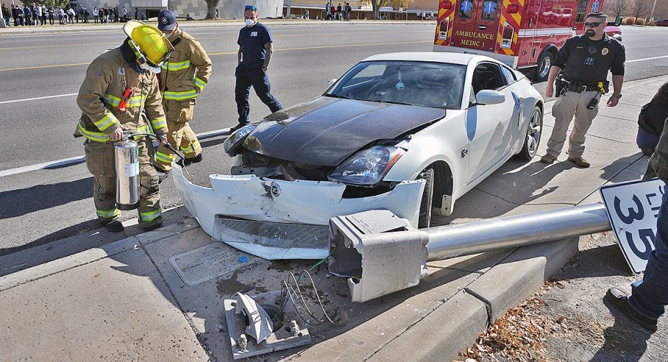 Young Driver Cited For Crash Near Los Alamos High School