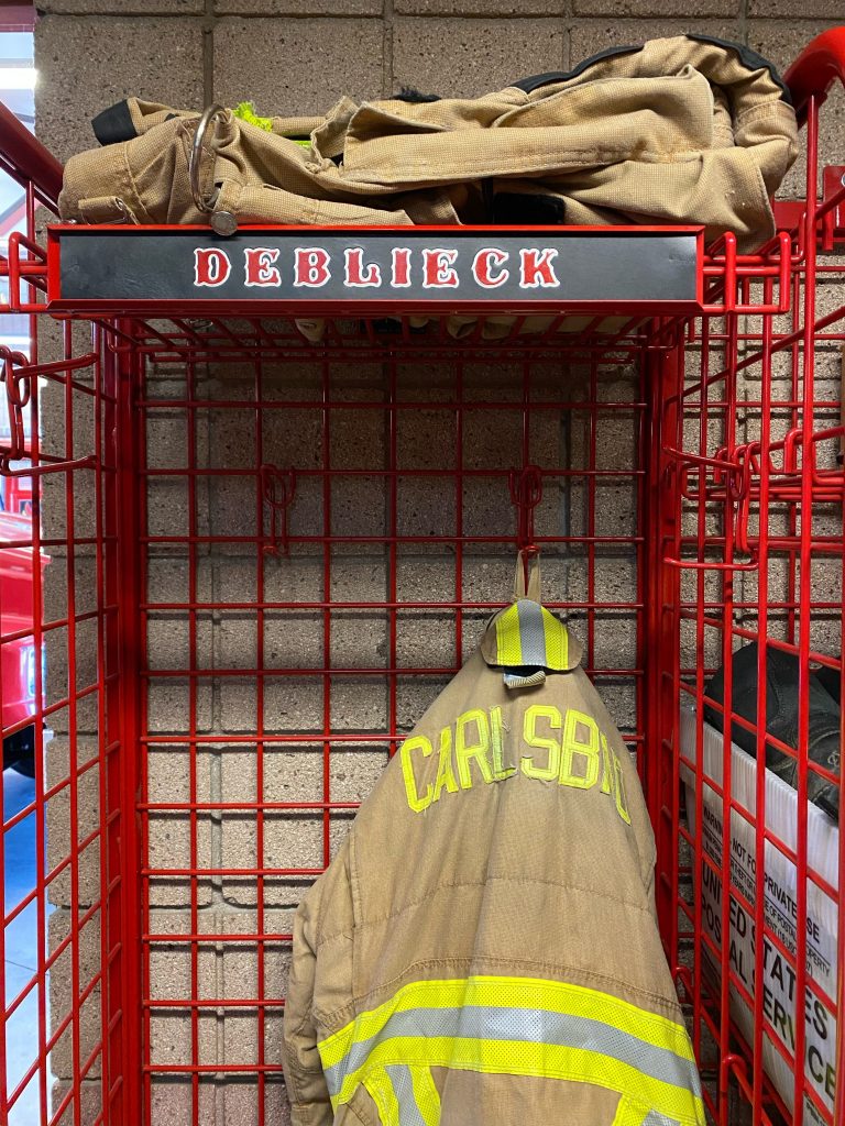 Universal Firefighter Locker Name Tag Ladder Co Leather