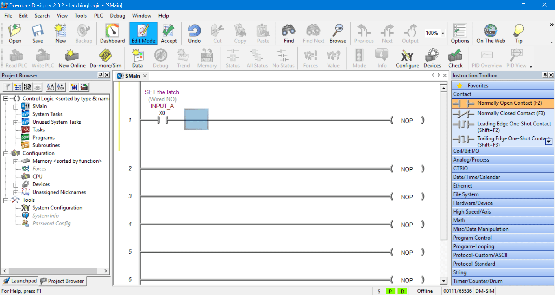 Ladder Logic Simulator Ladder Logic World