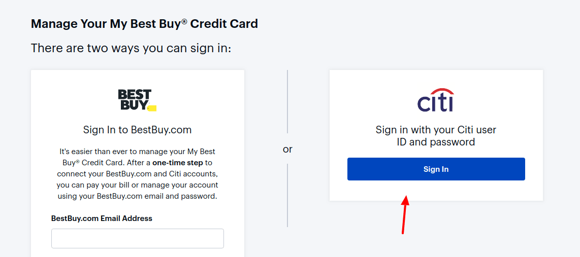 Login Into Your Best Buy Credit Card Account