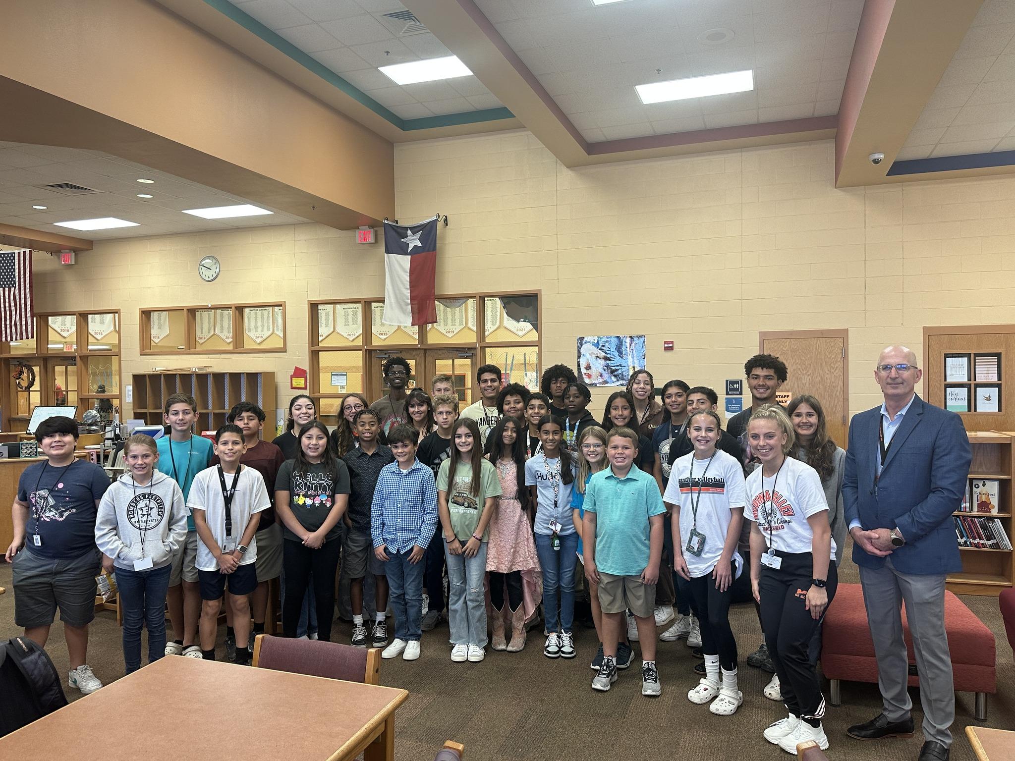 MVISD students offer input to superintendent Ladera Elementary School
