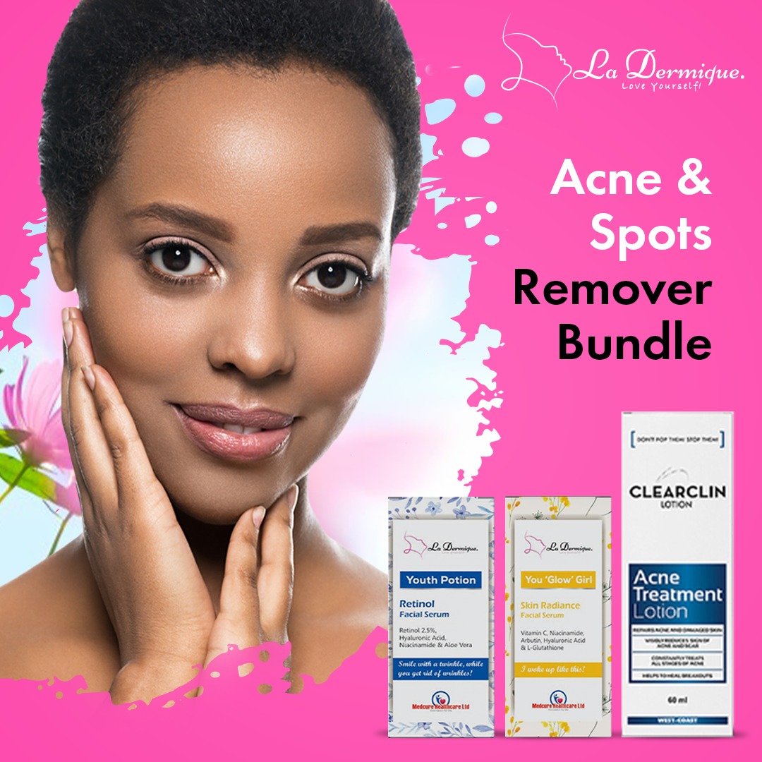 Acne and DarkSpot remover bundle La Dermique Skin Care