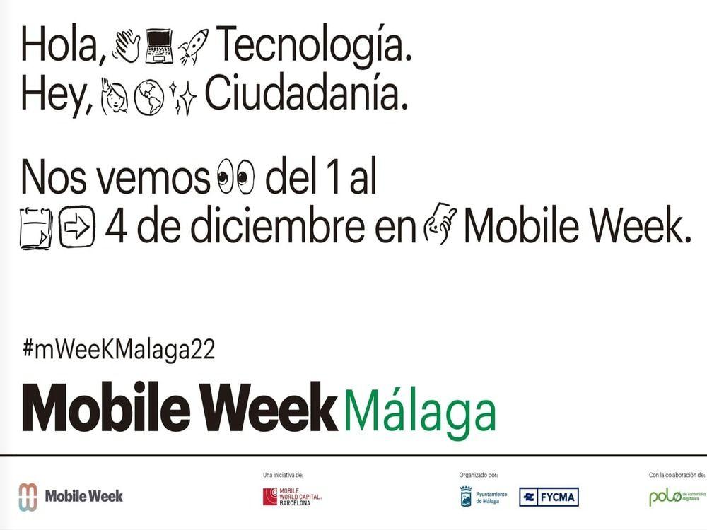 Mobile Week Málaga actividades tecnológicas para niños, niñas y familias