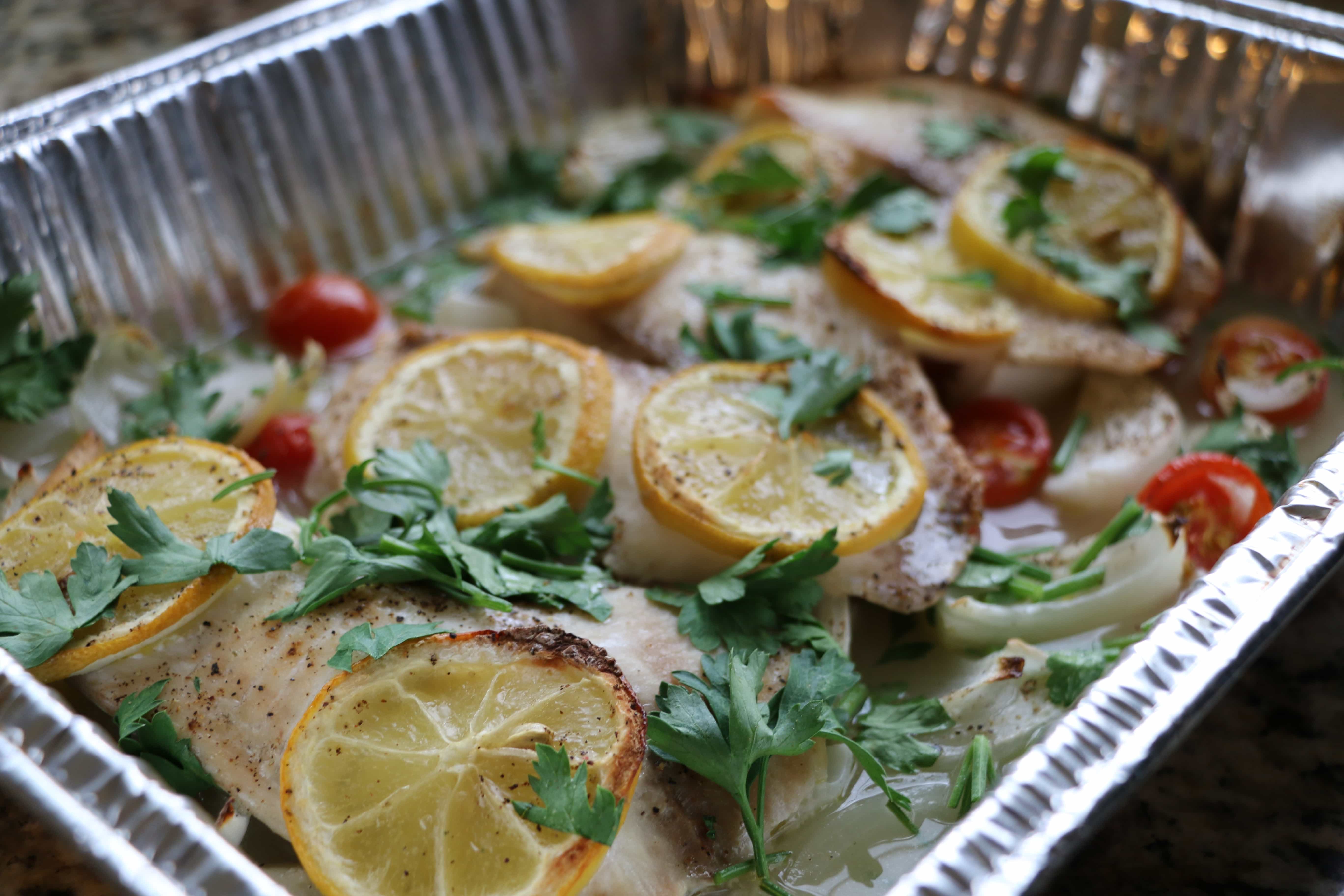 Baked Tilapia Recipe With Tomato And Onions Lady and the Blog