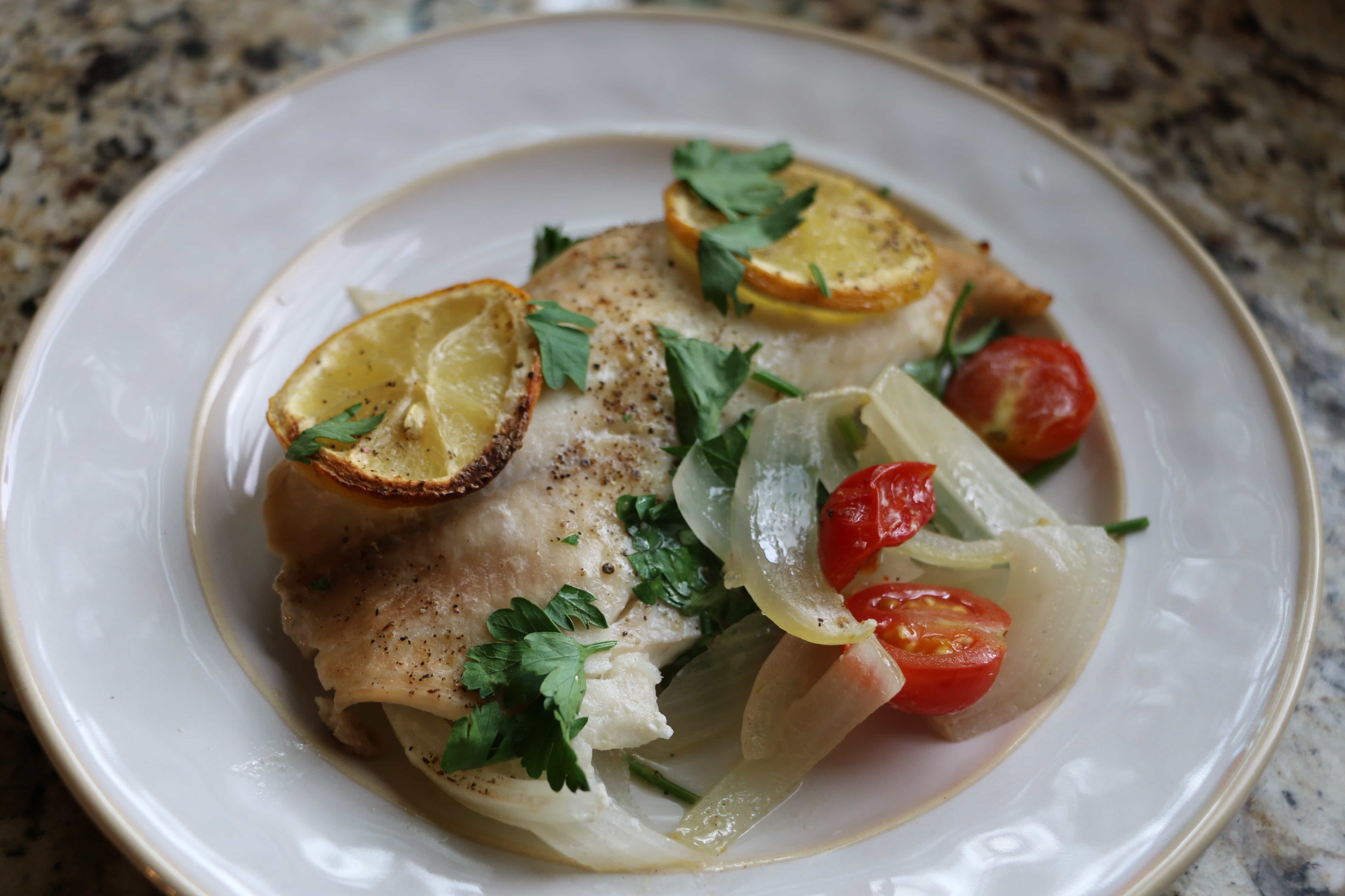Baked Tilapia Recipe With Tomato And Onions Lady and the Blog