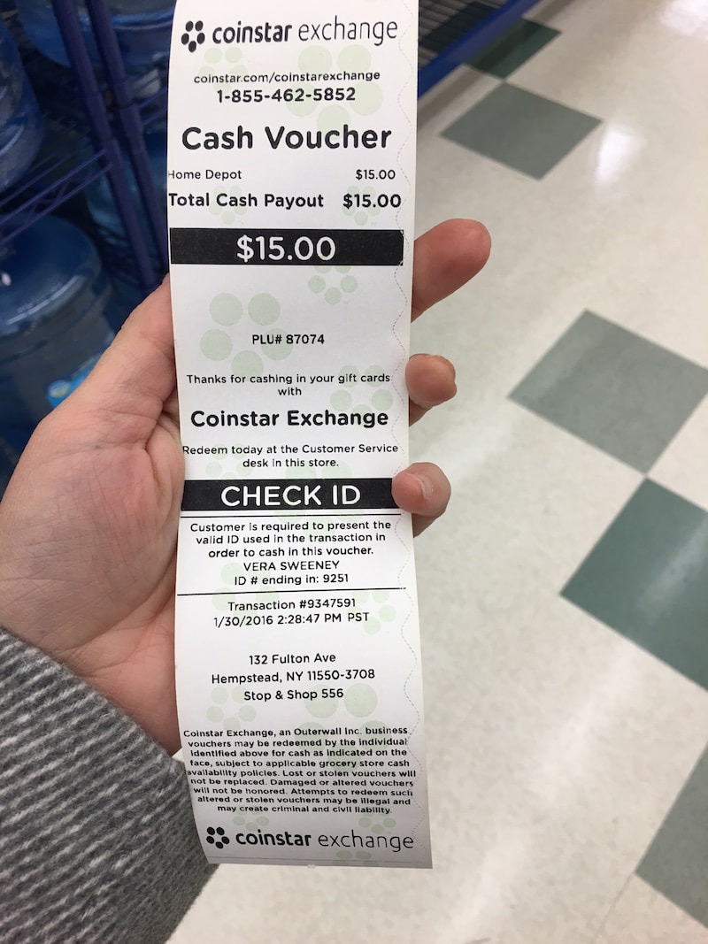 Find A Coinstar Exchange Machine And Trade In Your Gift Cards