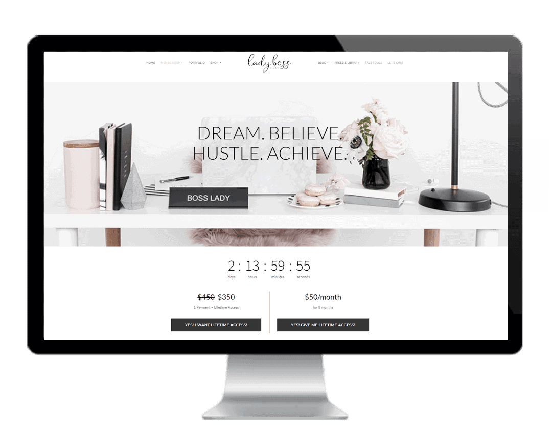 Modern Gold eBook Templates for Canva Lady Boss Studio